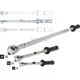   HAZET Nyomatékkulcs 333mm 6,8-54,2Nm 3/8" US-STANDARD 6114-1CT