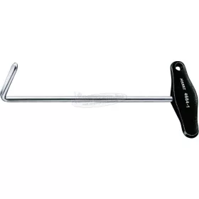   HAZET Szerszám kipufogó szereléshez 209mm horog 40mm, hajlított 9° 4684-1