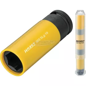   HAZET Gépi dugókulcs készlet alufelnikhez 1/2" 19mm 6szög védelemmel 3 részes 903SLG-19/3