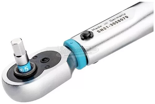HAZET Nyomatékkulcs bitekhez 1/4" 2.5-25Nm 5108B-3CT