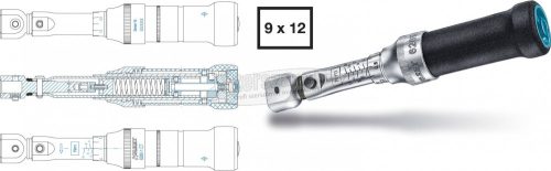 HAZET Nyomatékkulcs feltűzhető szerszámokhoz 9x12mm 4-40Nm 240mm 6282-1CT
