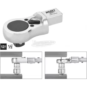   HAZET bedugható racsni, 1/2" lapos négyszög 14x18mm 6604-1