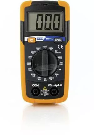 HT INSTRUMENTS 1010160 Kézi multiméter digitális CAT II 600 V, CAT III 300 V Kijelző (digitek): 2000