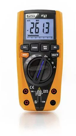 HT INSTRUMENTS HT61 Kézi multiméter digitális CAT III 1000 V, CAT IV 600 V Kijelző (digitek): 4000