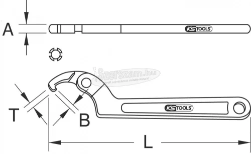 KS TOOLS Kampós kulcs KS Tools 517.1316 5171316