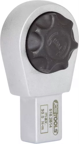 KS-TOOLS Nyomatékkulcshoz racsnis fej, irányváltós 9x12mm 1/4" 516.2614