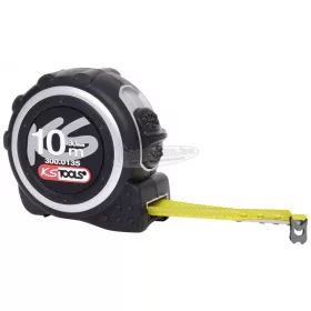   KS-TOOLS Mérőszalag műanyag házzal, acél, II.p. 10m 30 mm/mm,sárga 300.0135