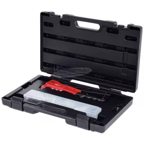   KS-TOOLS Kézi szegecshúzó fogó készlet+ 200 db alu szegecs 2,4-4,8mm alu/acél 150.9520