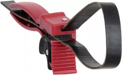 KS-TOOLS Olajszűrő leszedő fogó, gumi szíjas 190mm /átmérő 110 mm 114.0150