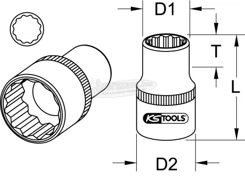 KS TOOLS 911.4115 9114115 Bit befogó