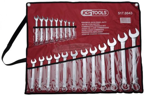 KS-TOOLS Csillag-villáskulcs készlet 6-32mm 21 Részes 517.0043