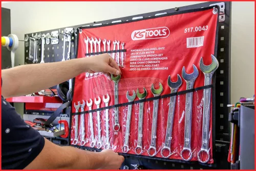 KS-TOOLS Csillag-villáskulcs készlet 6-32mm 21 Részes 517.0043