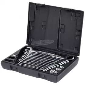   KS-TOOLS Csillag-villáskulcs racsnis készlet 16részes 503.4666