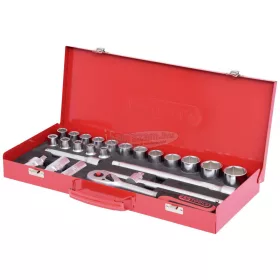   KS-TOOLS Dugókulcs készlet 1/2" 10-32 mm 24 részes 6szög 917.4024