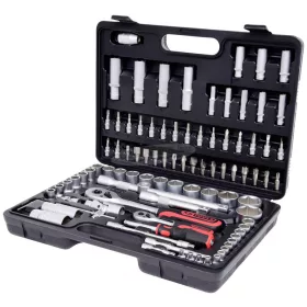   KS-TOOLS Dugókulcs készlet + rátűző 1/4"+1/2"R/H 4-32mm/TX 8-30 96részes 917.0796
