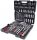 KS-TOOLS Dugókulcs készlet + rátűző 1/4"-1/2"R/H 4-32mm/E4-24/TX 8-40 216részes 917.0216