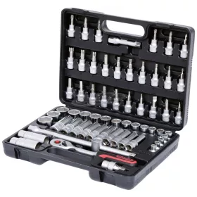   KS-TOOLS Dugókulcs készlet + rátűző 3/8" 61részes 911.0661