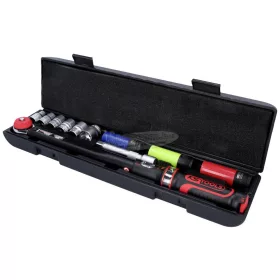   KS TOOLS ERGOTORQUEprecision 516.2400 Nyomatékkulcs készlet Racsnival 1/2 (12.5mm) 20-200Nm
