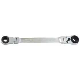   KS-TOOLS Csillagkulcs racsnis, egyenes, 4 az 1-ben, csuklós 10x13x17x19mm 503.4745
