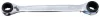 KS-TOOLS Csillagkulcs racsnis, egyenes, 4 az 1-ben 16x19-17x18 mm 503.4546