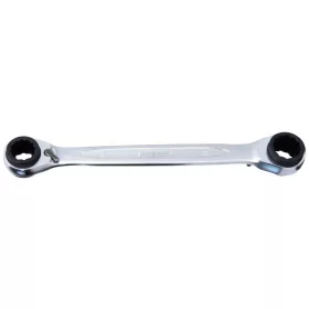   KS-TOOLS Csillagkulcs racsnis, egyenes, 4 az 1-ben 16x19-17x18 mm 503.4546