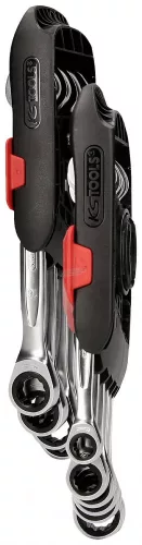 KS TOOLS 503.4250 Racsnis csavarkulcs készlet 10 részes 19mm
