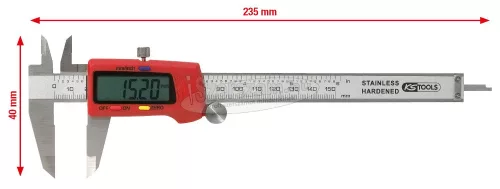 KS-TOOLS Digitális tolómérő 150mm 40/0.01mm 300.0532