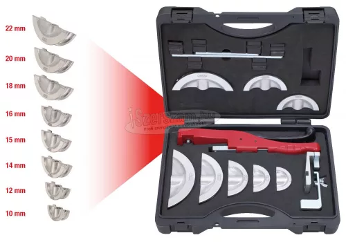 KS-TOOLS Csőhajlító készlet, kézi racsnis 10-22 mm 203.1400