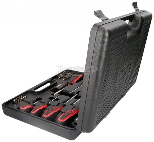 KS-TOOLS Csavarhúzó készlet, lapos+PH+PZ+TX+BIT, kétkomponensű nyél 39 részes 159.0100