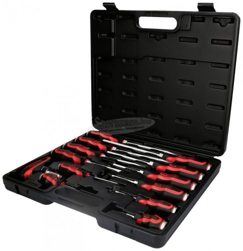 KS-TOOLS Csavarhúzó készlet lapos+PH, hatszög szár, 13 részes 151.1150