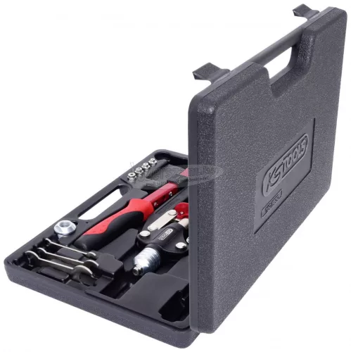 KS-TOOLS Univerzális kézi anyaszegecselő készlet M4,5,6,8,10-es behúzóval/3,2-6,4 150.9630