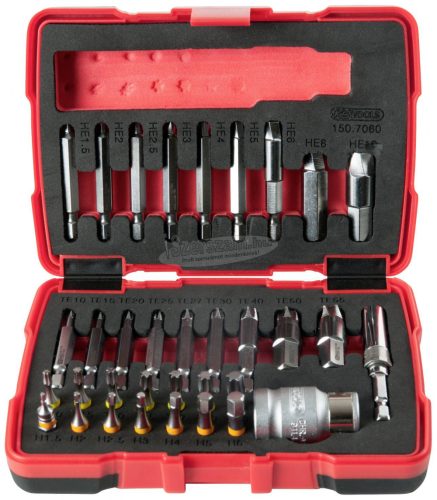 KS TOOLS 150.7060 Csavarhúzó készlet 34 részes 1/4 (6.3mm)