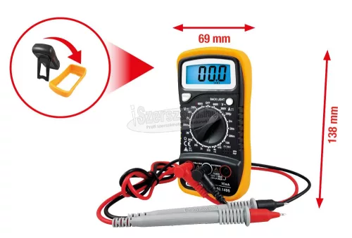 KS-TOOLS Digitális multiméter mérőcsúccsal 150.1495