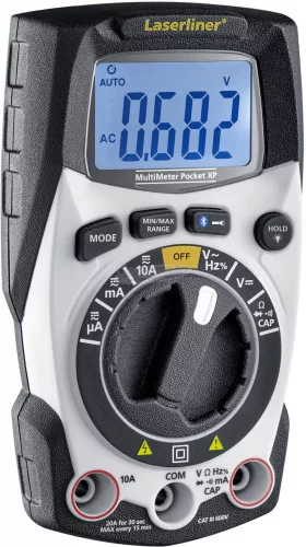 LASERLINER Laserliner Kézi multiméter digitális CAT III 600 V, CAT IV 600 V Kijelző (digitek): 4000