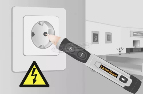 LASERLINER ActiveFinder XP (CAT IV,1000V) Érintés nélküli feszültségvizsgáló CAT IV 1000 V LED