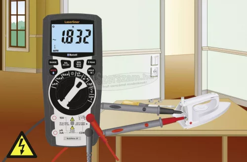 LASERLINER Laserliner Kézi multiméter digitális CAT III 1000 V, CAT IV 600 V Kijelző (digitek): 6000