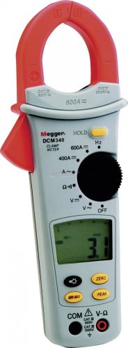 MEGGER DCM340 Lakatfogó, Kézi multiméter digitális CAT III 600 V Kijelző (digitek): 4000