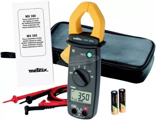 METRIX MX 350 Lakatfogó digitális CAT III 600 V Kijelző (digitek): 6000