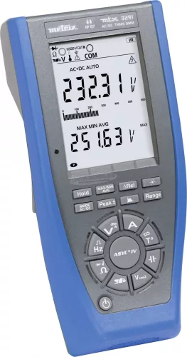 METRIX MTX 3291 Kézi multiméter digitális CAT III 1000 V, CAT IV 600 V Kijelző (digitek): 60000