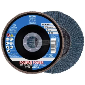   PFERD 69398198 PFC 125 Z40 SG POWER STEELOX (2) 125mm Furat átmérő 22.23mm 2 db