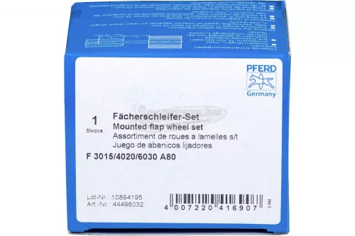 PFERD 44498032 Lapos csiszolószerszámok SET F 3015/4020/6030 A 80 1 készlet