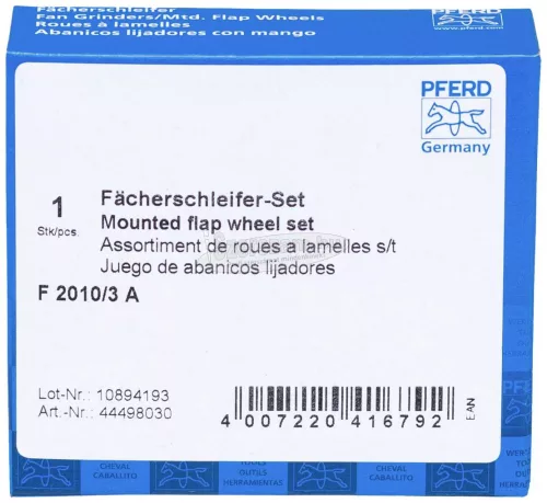 PFERD 44498030 Lapos csiszolószerszámok SET F 2010/3 A 20mm 1 készlet