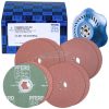 PFERD 42098001 COMBICLICK szálas tárcsakészlet korund 125mm A36, 60, 80, 120 CC-H-GT alátéttel univerzális alkalmazásokhoz 125mm