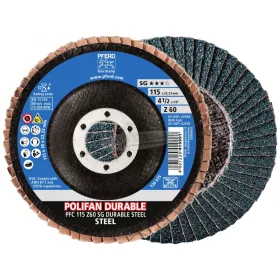   PFERD 67782116 PFC 115 Z60 SG DURABLE STEEL 115mm Furat átmérő 22.23mm 10 db