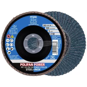   PFERD 67685126 PFF 125 Z50 SG POWER STEELOX 125mm Furat átmérő 22.23mm 10 db