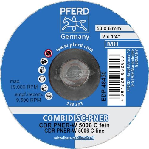 PFERD COMBIDISC vlieskorong CDR PNER A/SiC több méretben