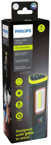 PHILIPS X60UVPIX1 Xperion 6000 UV Pillar LED Munkalámpa Akkuról üzemeltetett 5 W 500 lm