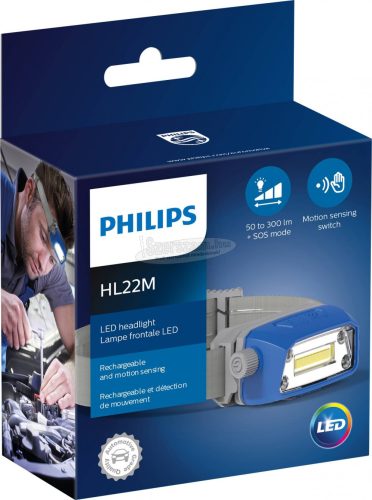 PHILIPS LPL74X1 HL22M LED Munkalámpa Akkuról üzemeltetett 3 W 300 lm