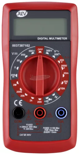 REV Vielfmessgerät digital rt Kézi multiméter digitális CAT III
