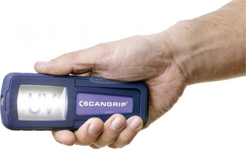 SCANGRIP 03.5408 UV-Form LED, UV LED Munkalámpa Akkuról üzemeltetett 250 lm